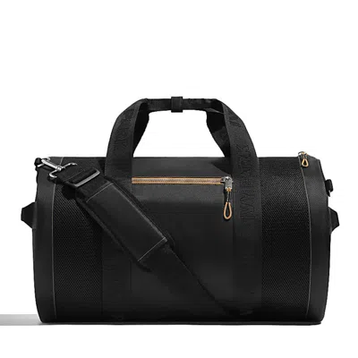 Pre-owned Adidas Originals Ivy Park Logo Duffel Bag In Black/mesa