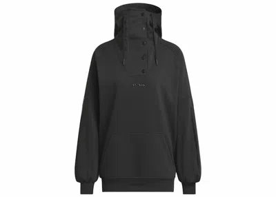 Pre-owned Adidas Originals Ivy Park Snapneck Hoodie (all Gender) In Black