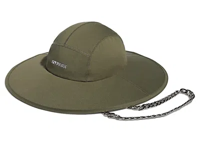 Pre-owned Adidas Originals Ivy Park Sun Hat In Medium Dark Khaki In Brown