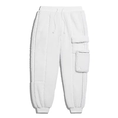 Pre-owned Adidas Originals Ivy Park Teddy Cargo Sweat Pants (all Gender) In Core White