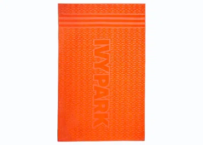 Pre-owned Adidas Originals Ivy Park Towel In Semi Solar Orange