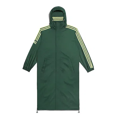 Pre-owned Adidas Originals Ivy Park Wind Jacket (gender Neutral) In Dark Green/hi/res Yellow In Multi