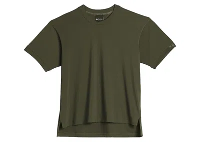 Pre-owned Adidas Originals Ivy Park X Peloton 3stripes T-shirt (all Gender) In Focus Olive