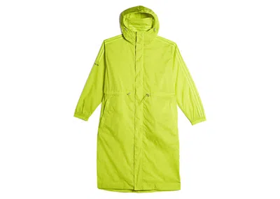 Pre-owned Adidas Originals Ivy Park X Peloton Long Wind Wind Jacket (all Gender) In Shock Lime/focus Olive In Green
