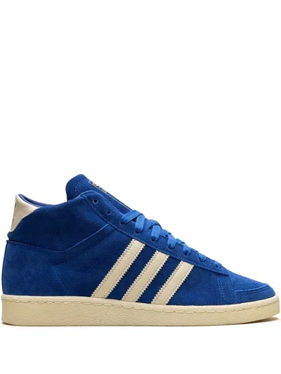 Adidas Originals Jabbar Hi "royal Blue/cream White/off White" Sneakers