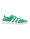 Adidas Originals Jabbar Lo Sneakers In Green/cream White/gold