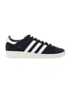 Adidas Originals Low-top Suede Sneakers Iconic Stripes In Black