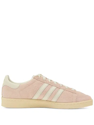 Adidas Originals Jabbar Lo Three-stripe Suede Sneakers In Pink