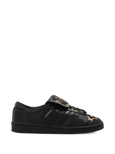 Adidas Originals Jabbar Low Leopard-print Sneakers In Black
