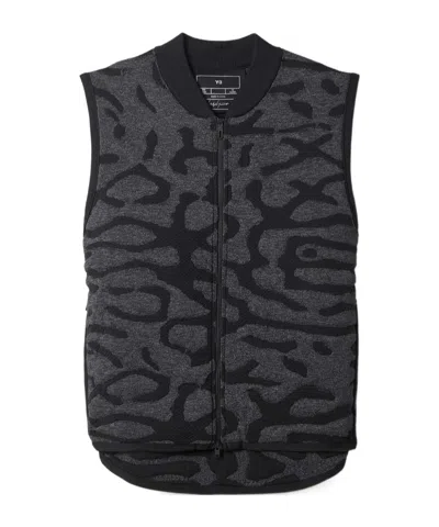 Adidas Originals Jacquard Knitted Vest In Black