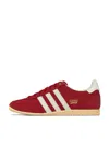 Adidas Originals Japan "better Scarlet Off White" Sneakers In Better Scarlet  Off White  & Orange Tint