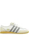 Adidas Originals Japan Decon W Perforated Suede-trimmed Leather Sneakers In Neutral