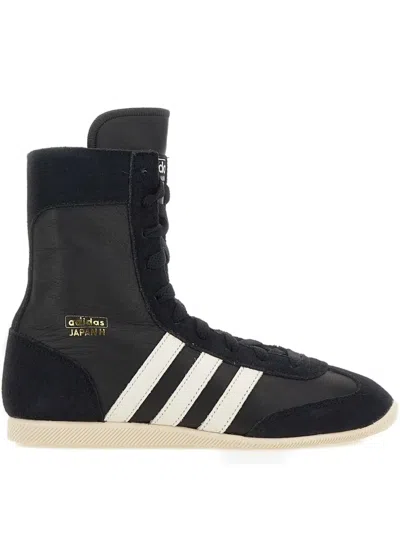 Adidas Originals Japan H Suede-leather Sneakers In Black