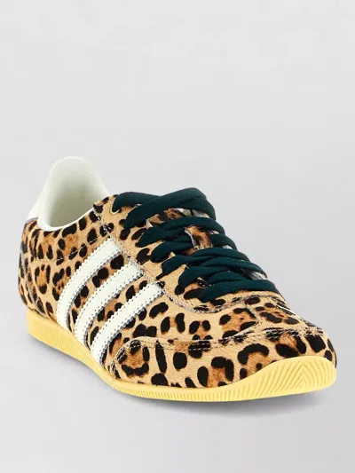 Adidas Originals Japan Low Top Sneakers Leopard Print In Brown