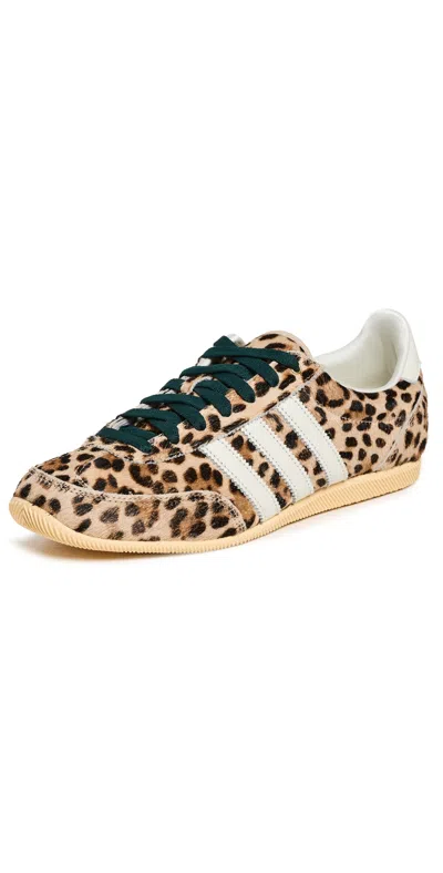 Adidas Originals Japan Low Top Sneakers Leopard Print In Brown