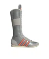 Adidas Originals Japan Vh Webbing And Suede-trimmed Reflective Nylon Sneakers In Gray
