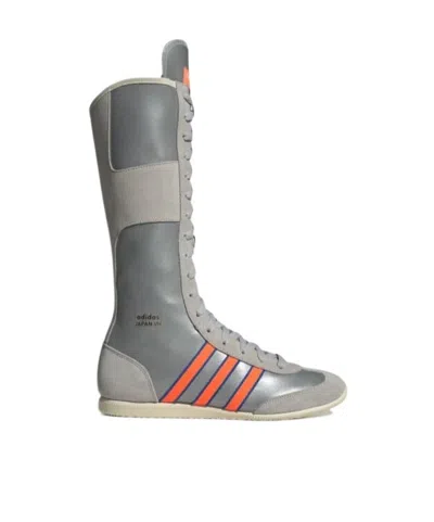 Adidas Originals Japan Vh Webbing And Suede-trimmed Reflective Nylon Sneakers In Grey