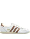 Adidas Originals Womens White Preloved Brown Cre Japan Leather Low-top Trainers In Multi