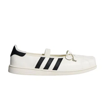Pre-owned Adidas Originals Jennie X Adidas Wmns Superstar Square Ballet 'off White Core Black' | Women's Size 5