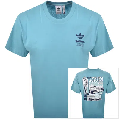 Adidas Originals Jp Racing T Shirt Blue | ModeSens