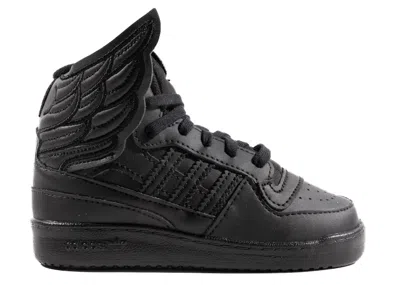 Pre-owned Adidas Originals Js Wings 4.0 Black (infant) Sneakers In Core Black/footwear White