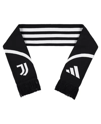 Adidas Originals Juventus Team Fringed Ends Scarf In Black