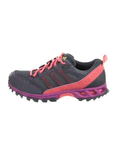 Pre-owned Adidas Originals Kanadia Tr 5 Gray Purple Athletic Sneakers