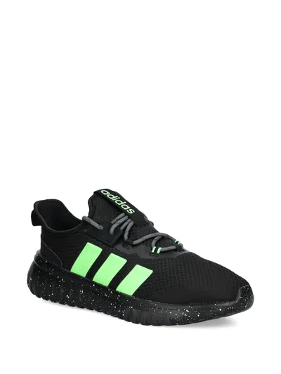 Adidas Originals Kaptir 4.0 Shoes (little Kid/big Kid) Kids Shoes Black/lime Burst/white : 6 Big Kid M, Synthetic/tex