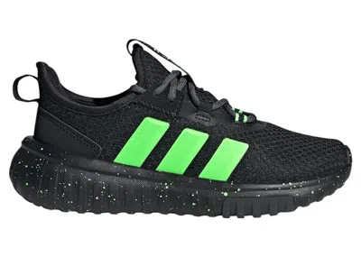 Pre-owned Adidas Originals Kaptir 4.0 Sneakers In Core Black/lime Burst/cloud White