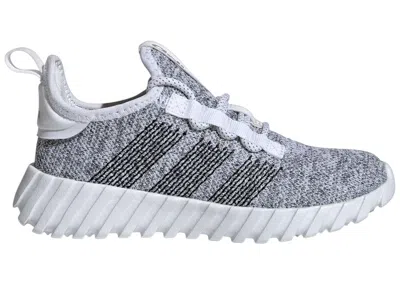 Pre-owned Adidas Originals Kaptir Flow Sneakers In Cloud White/core Black/silver Metallic