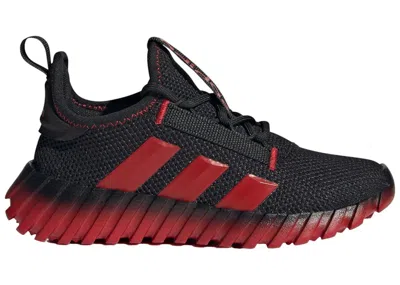 Pre-owned Adidas Originals Kaptir Flow Sneakers In Core Black/better Scarelet Red
