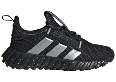 Pre-owned Adidas Originals Kaptir Flow Sneakers In Core Black/silver Metallic/matte Silver