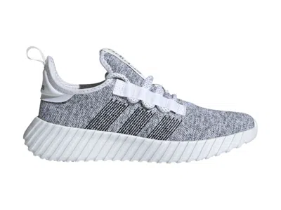 Pre-owned Adidas Originals Kaptir Flow (women's) Sneakers In Cloud White/core Black/silver Metallic