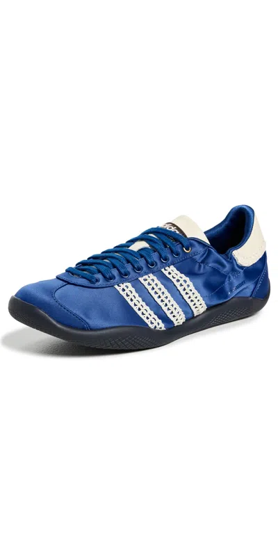 ADIDAS ORIGINALS KARINTHA LO SATIN SNEAKERS WHITE/BLUE QUARTZ