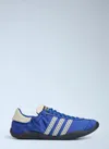 Adidas Originals Adidas By Wales Bonner Sneaker Wb Karintha Lo Satin Cream White/blue In Blue
