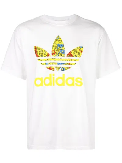 Adidas Originals Keith Haring T-shirt In White