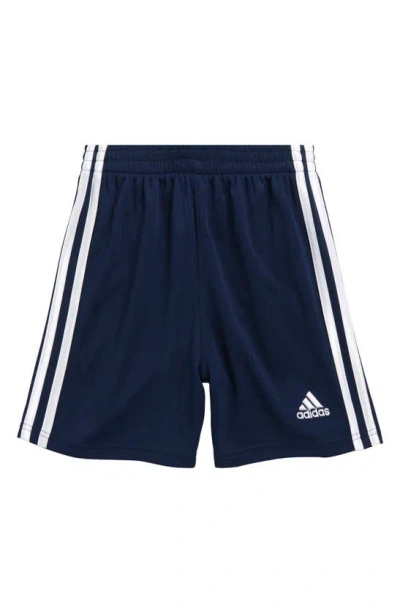 Adidas Originals Kids' 3-stripe Shorts In Navy