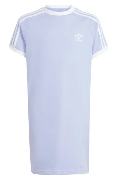 Adidas Originals Adidas Kids' Adicolor Cotton T-shirt Dress In Violet Tone