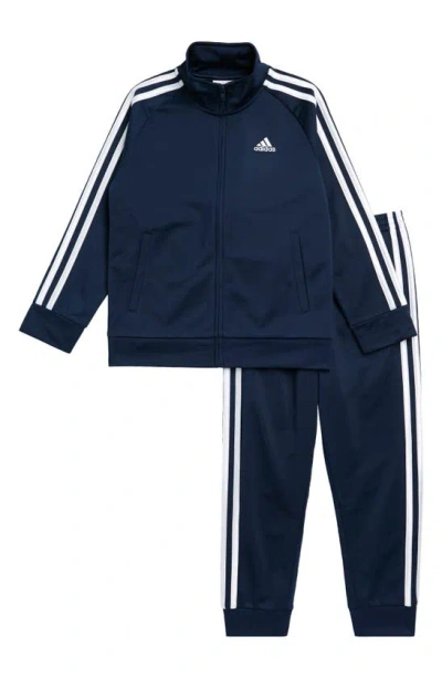 Adidas Originals Kids' Core Classic Tricot Track Jacket & Pants Set In Collegiate Navy