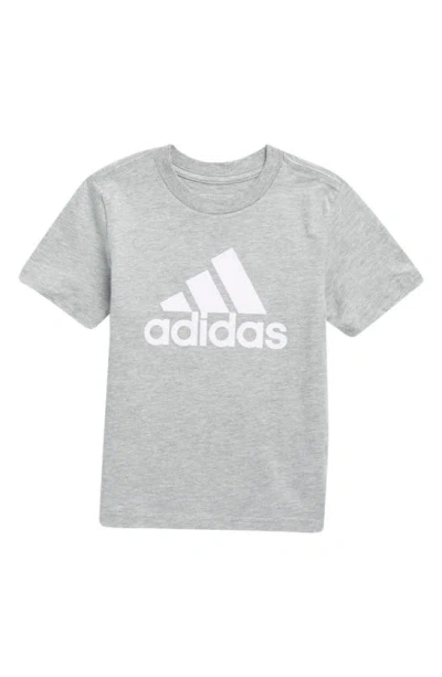 Adidas Originals Kids' Core Logo Graphic T-shirt In Grey