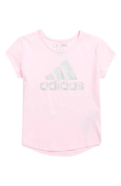 Adidas Originals Kids' Core Logo Graphic T-shirt In Pink