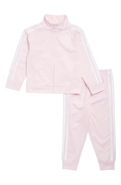 Adidas Originals Kids' Core Tricot Tracksuit In Light Pink