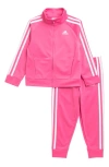 Adidas Originals Kids' Core Tricot Tracksuit In Magenta