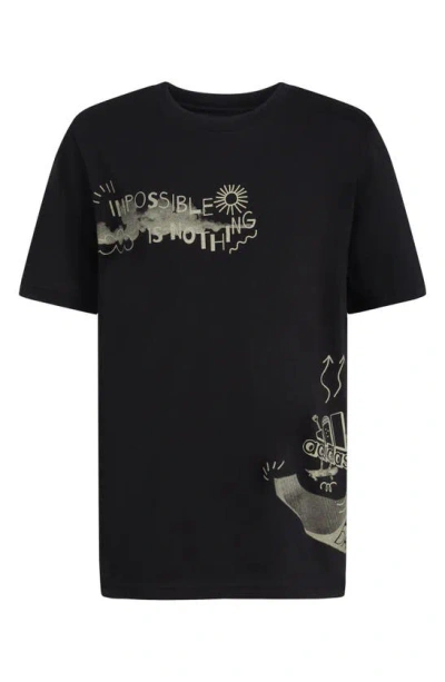 Adidas Originals Kids' Daydreamer Graphic T-shirt In Black