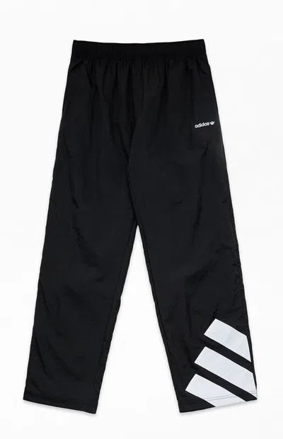 Adidas Originals Kids Eqt Windbreaker Baggy Pants In Black