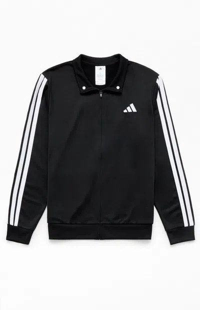 Adidas Originals Kids Essential Tricot Jacket In Black