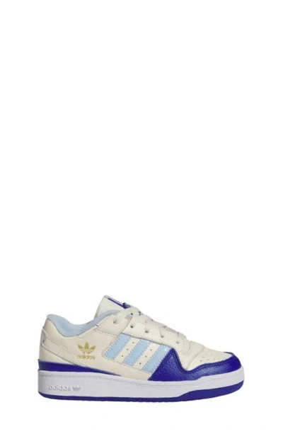 Adidas Originals Kids' Forum Low Basketball Sneaker In Cream White