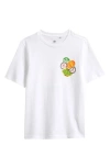 Adidas Originals Kids' Fruit Bowl Graphic T-shirt In White