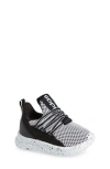 Adidas Originals Kids' Lite Racer Adapt 7.0 Slip-on Sneaker In White/ Black/ Black