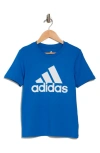 Adidas Originals Adidas Kids' Logo Badge Graphic T-shirt In Bright Blue
